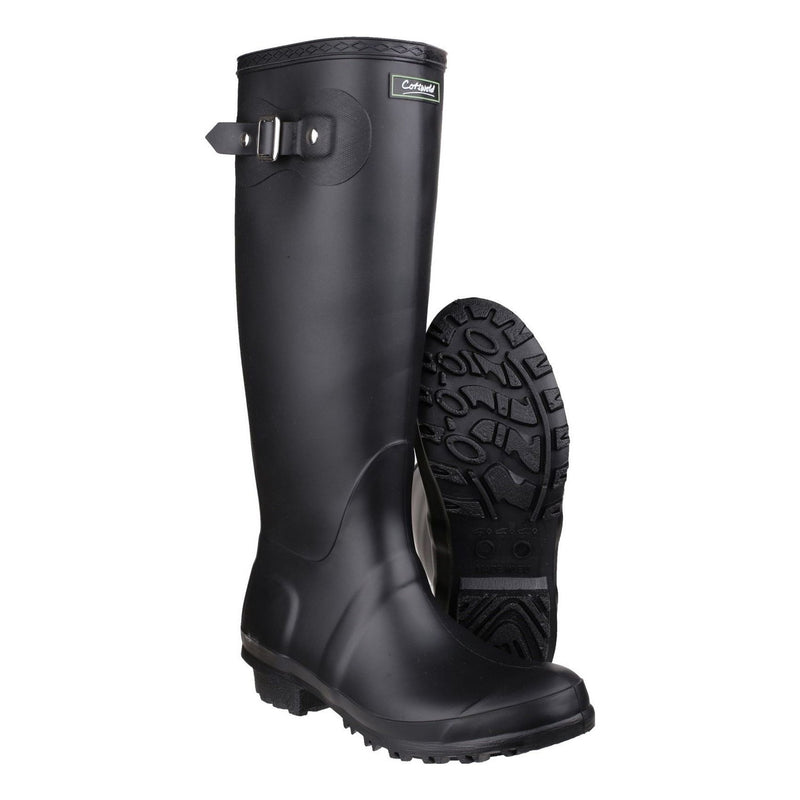 Womens Cotswold Sandringham Waterproof Wellingtons - Black