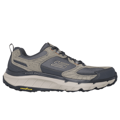 Mens Skechers D'Lux Pro Trainers - Taupe Multi