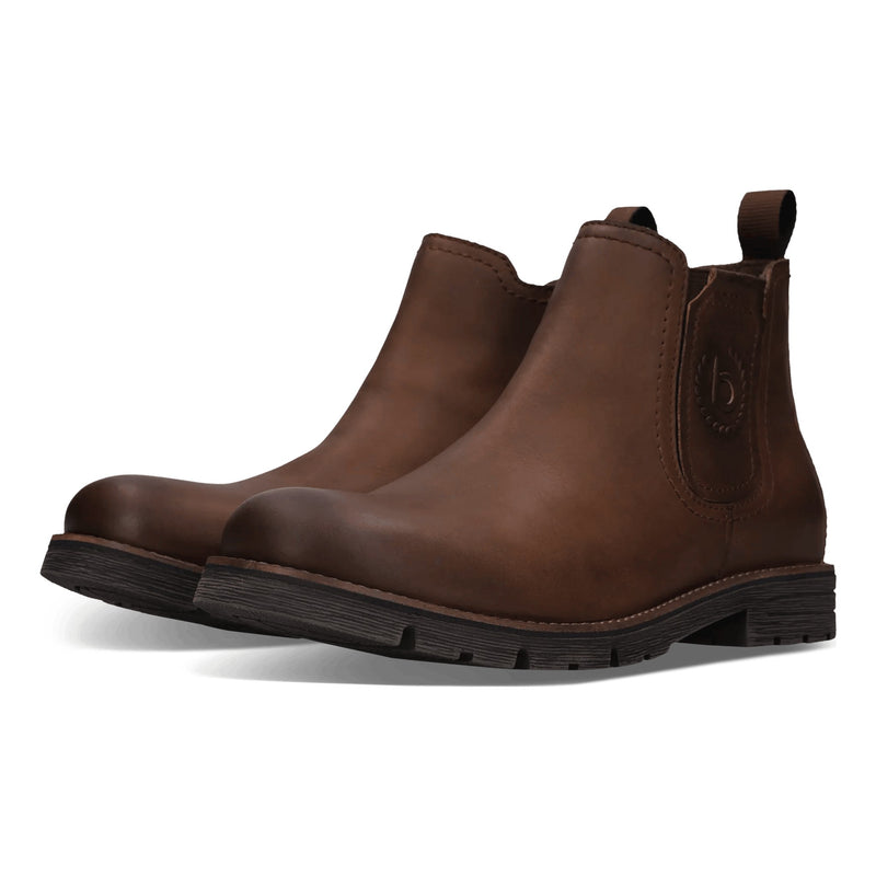 Mens Bugatti AYF32 Cognac Chelsea Boots - Cognac