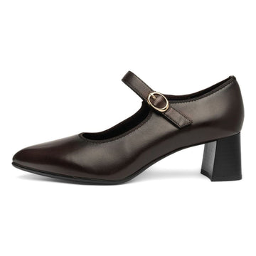 Womens Ara 52406 Audrey Block Heels - Chocolate Brown