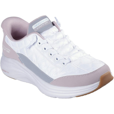 Womens Skechers 150404 Contour Foam White Lavender Trainers - White Lavender
