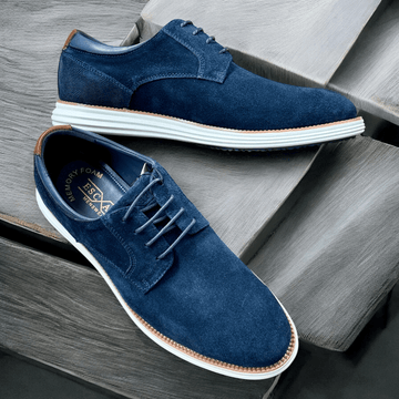 Mens Escape Thornaby Lace Up Shoes - Marine - Marine