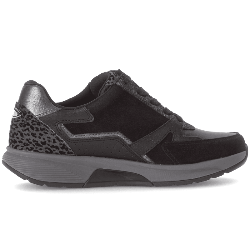 Womens Gabor Rolling Soft 76.878 Side Zip Walking Trainers - Black Combi