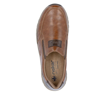 Mens Rieker 03354 Peanut Casual Slip-On Shoe - Peanut