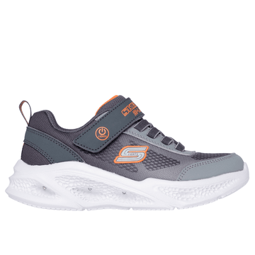 Skechers Infant Meteor - Lights Krendox Trainers - Charcoal