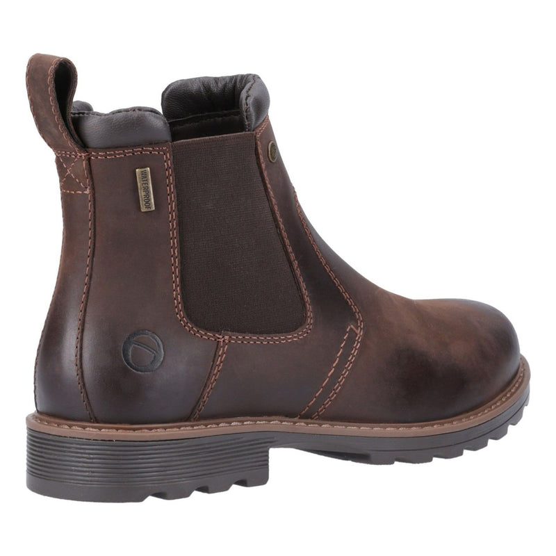Mens Cotswold Leafield Chelsea Boots - Brown