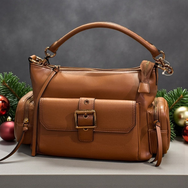 Womens Hispanitas Bolsos 254140 Handbag - Tan