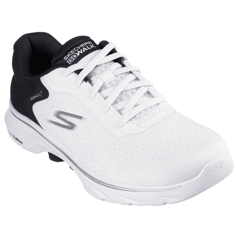 Womens Skechers Go Walk 7 Trainers - White