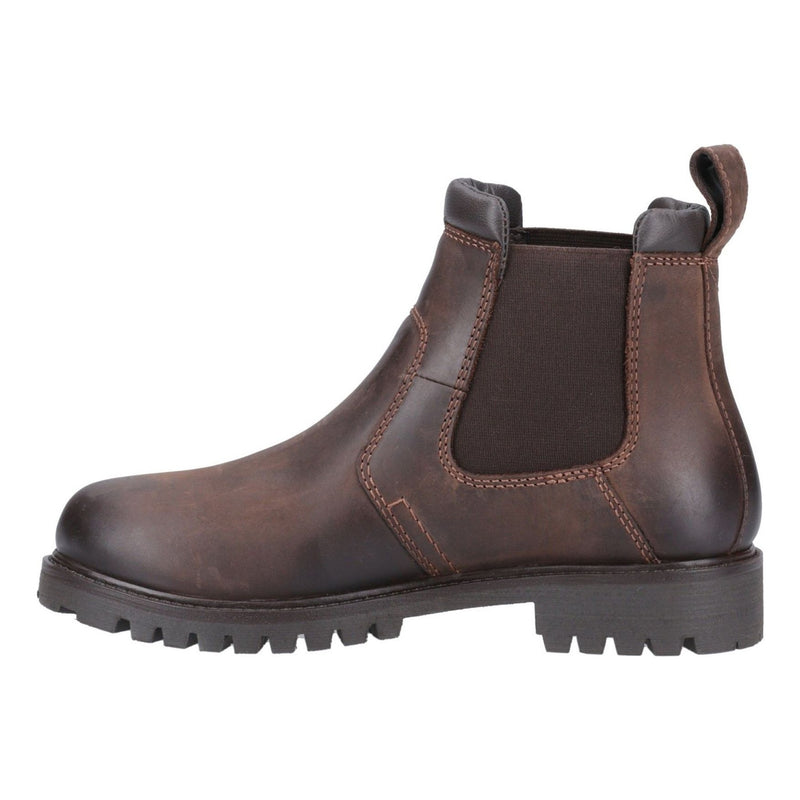 Womens Cotswold Pamington Brown Ankle Boots - Brown