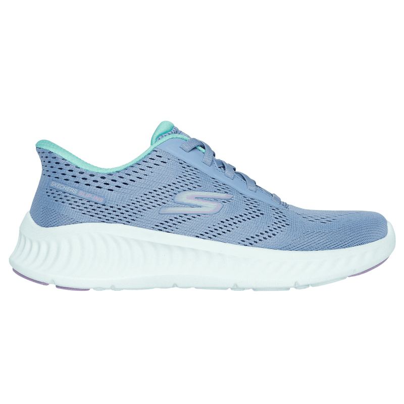 Womens Skechers Slip-ins: GO Walk Khloe Trainers - Blue and Green