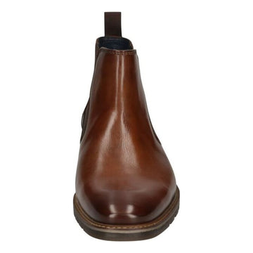Mens Bugatti A9E34 Cognac Chelsea Boots - Cognac
