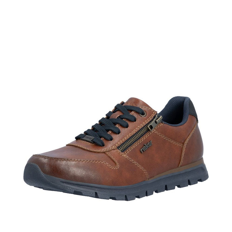 Mens Rieker B0513 Brandy Casual Shoes - Brandy