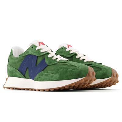 Mens New Balance 327 Trainers - Dark Alpine Green