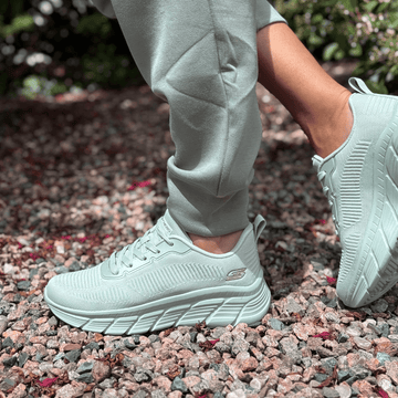 Womens Skechers Bobs Sport B Flex Hi Trainers - Sage
