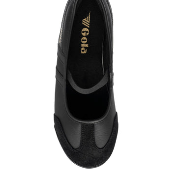 Womens Gola Celestra Black Trainers - Black