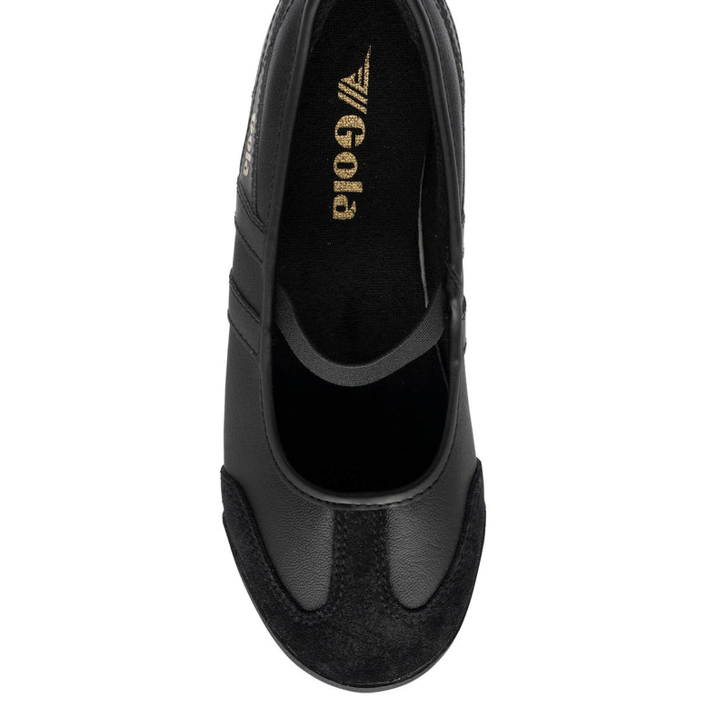 Womens Gola Celestra Black Trainers - Black