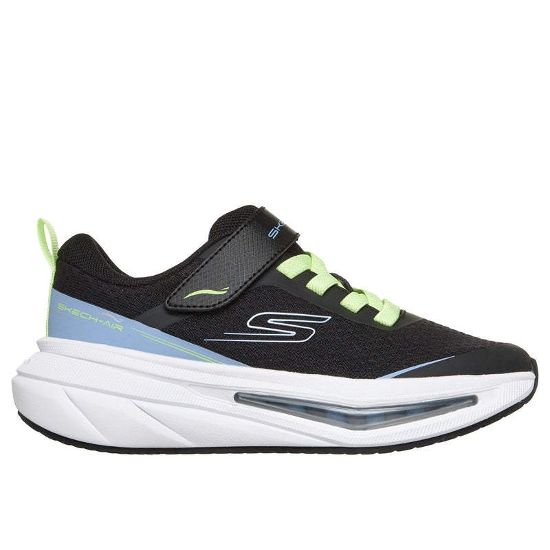Girls Skechers 303880L Black & Highlight Yellow Laces Skech-Air 5.0 Trainer - Junior - Black