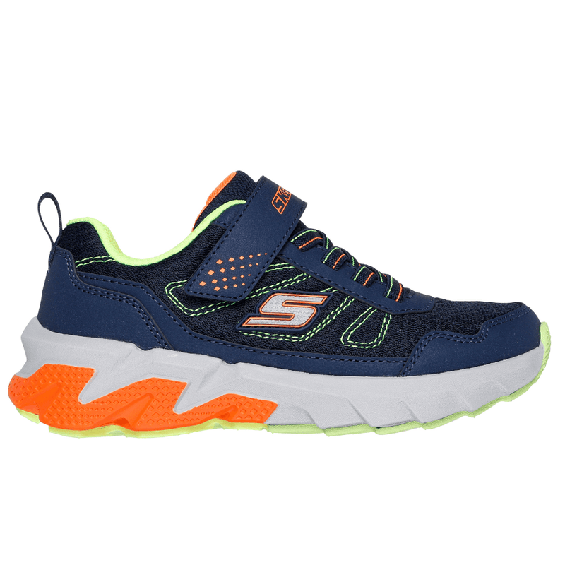 Boys Skechers Elite Sport Velcro Trainers - Navy