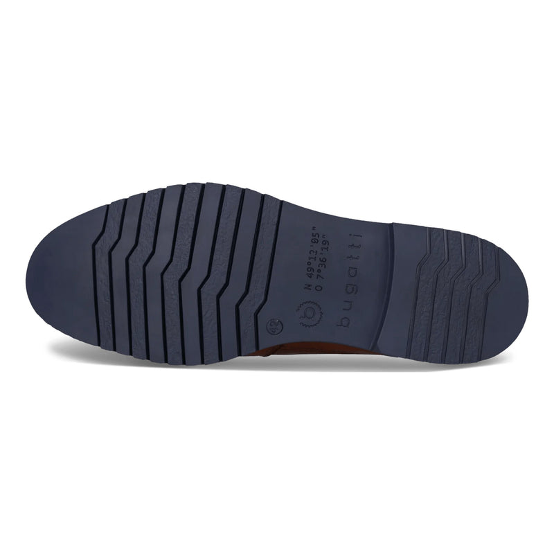 Mens Bugatti 8373Q Cognac Ankle Boots - Cognac