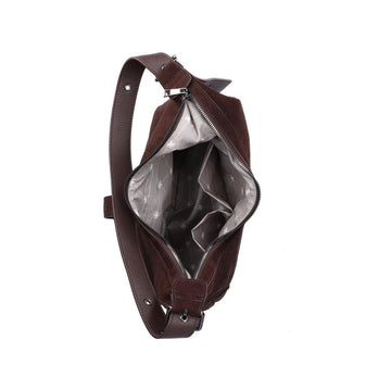 Womens Rieker H1024 Shoulder Bag - Chocolate