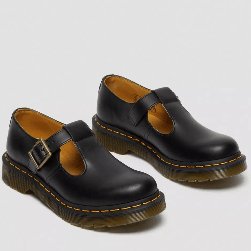Girls Dr Martens Polley Mary Jane - Black