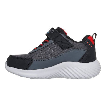 Little Kids Boys Skechers 406338N Bounder - Venture Squad Black Waterproof Trainers - Black