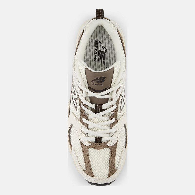 Unisex New Balance 530 Suede Trainers - Brown Animal Print