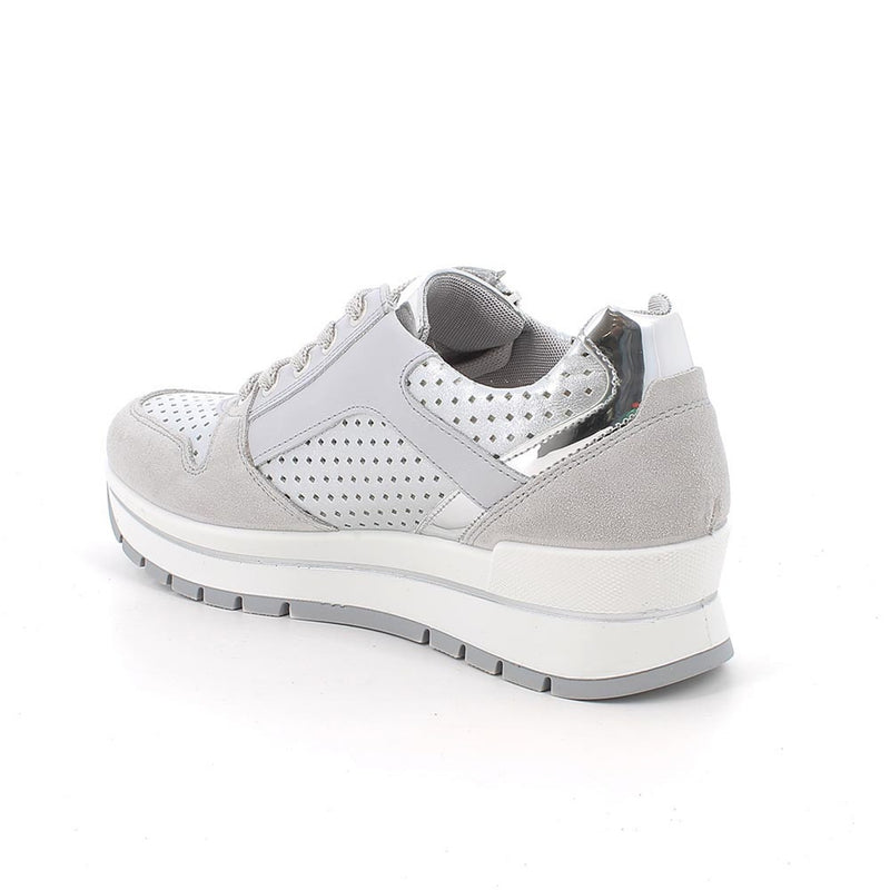 Womens Igi & Co Side Zip Trainers - Silver