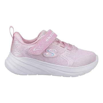 Toddler Girls Skechers 303557N Wave 92 Trainers - Light Pink