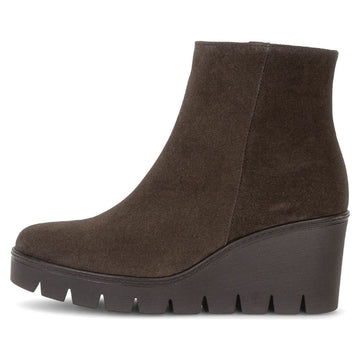 Womens Gabor 8045 Ankle Boots - Dark Brown