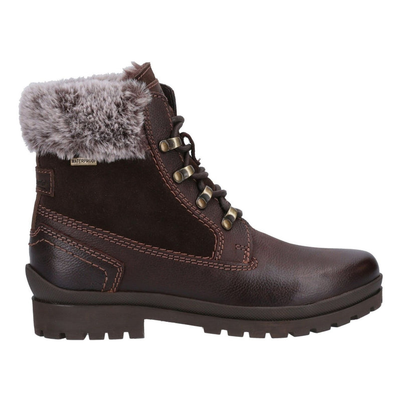 Womens Cotswold Evenlode Brown Ankle Boots - Brown