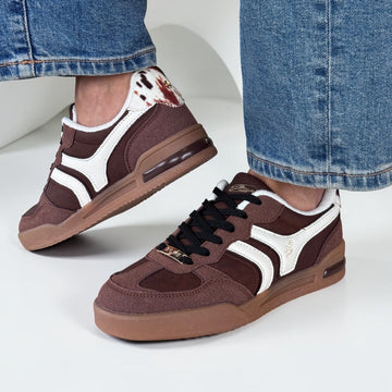 Womens Lloyd & Pryce Chobot Ganache Trainers - Ganache