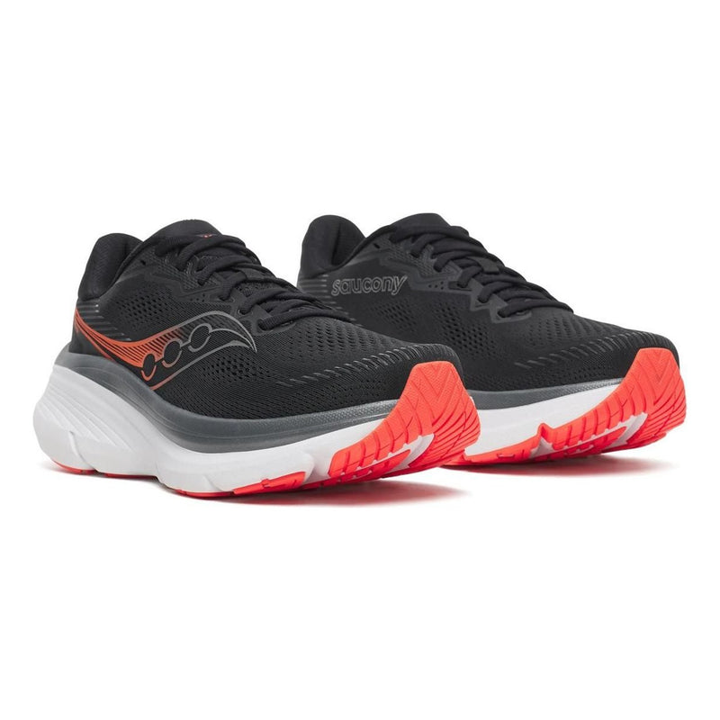 Mens Saucony S101408 Guide 19 Black Vizired Trainers - Black Vizired