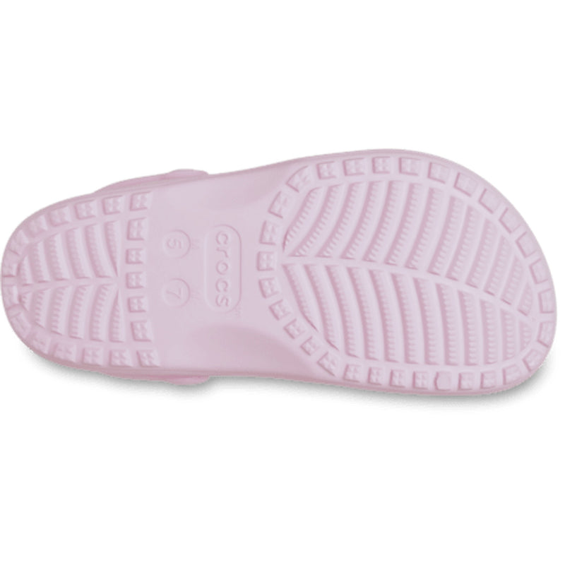 Womens Crocs Classic Floral Cut Out Clogs - Pink Milk