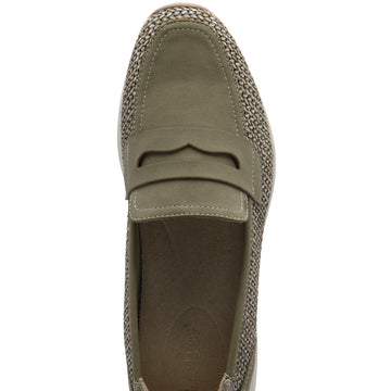 Womens Lotus ULS631 Khaki Florida Loafers - Khaki