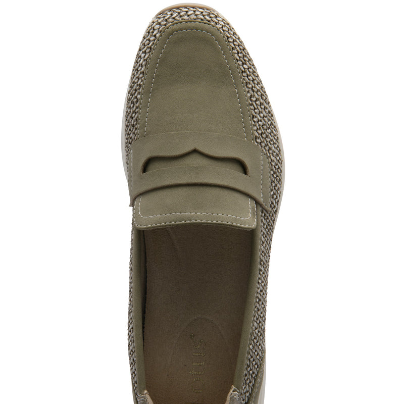Womens Lotus ULS631 Khaki Florida Loafers - Khaki