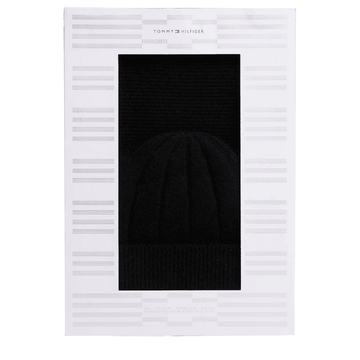 Tommy Hilfiger Fluffy Beanie and Scarf Gift Box