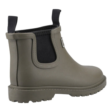 Kids Cotswold Barton Wellingtons - Khaki