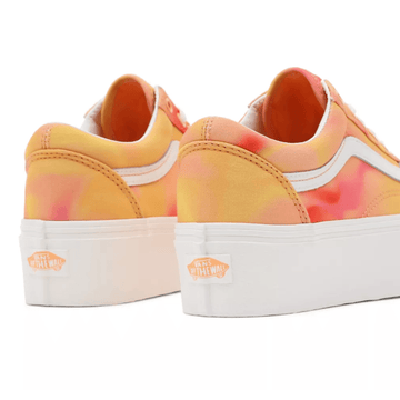 Womens Vans Old Skool Stackform in Orange - Orange Twist