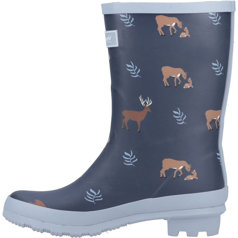 Kids Cotswold Woodland Wellingtons - Deers