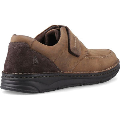 Mens Hush Puppies Forde Touch Fastening Casual Shoes - Tan