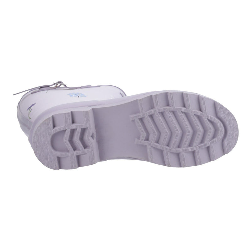Womens Cotswold Wildflower Tall Wellingtons - Lilac