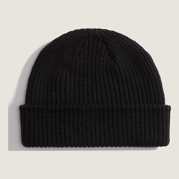 Unisex Vans Core Basic Cuff Black Beanie - Black