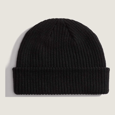 Unisex Vans Core Basic Cuff Black Beanie - Black