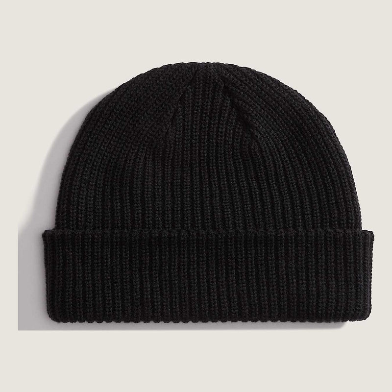 Unisex Vans Core Basic Cuff Black Beanie - Black
