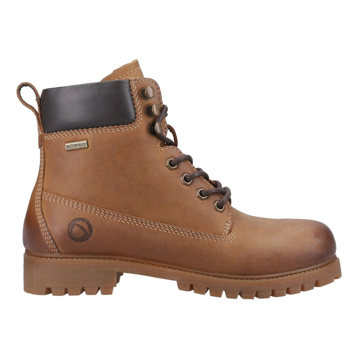 Womens Cotswold Charleston Tan Ankle Boots