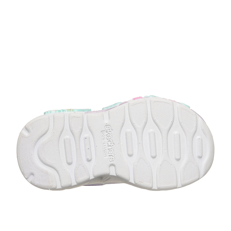 Girls Skechers 303066N Purple Sparkle Butterfly Lil Butterfly Bliss Trainer - Infant - Lavender