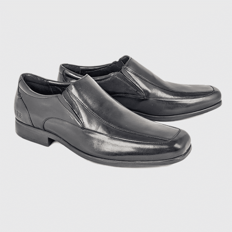 AV8 By Dubarry Kal Senior Boys Slip On Shoes - Black