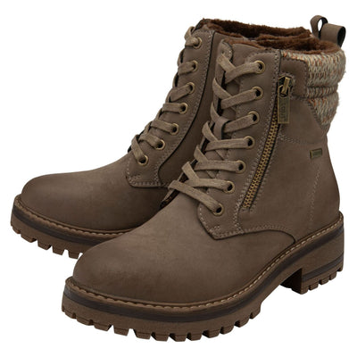 Womens Lotus Stefani ULB446 Ankle Boots - Taupe