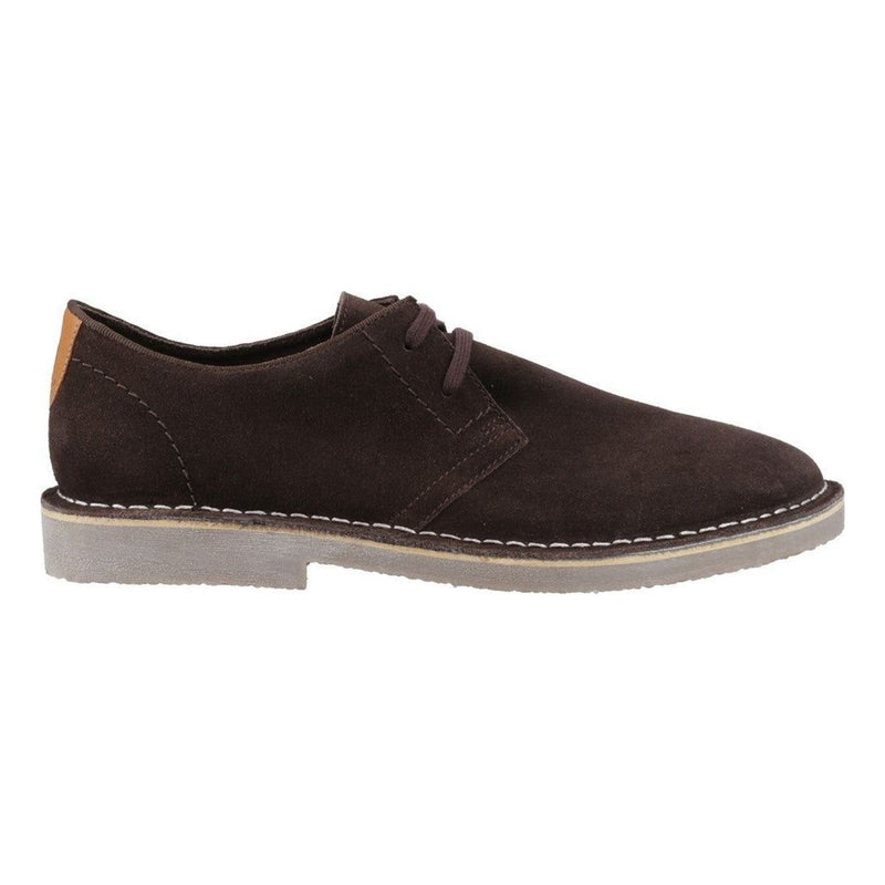 Mens Hush Puppies Scout Casual Lace-up Shoes - Chocolate